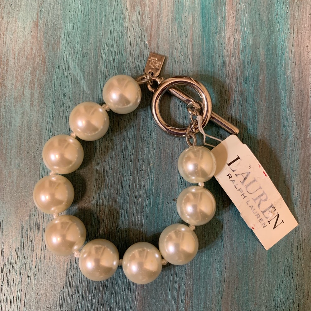 Ralph Lauren pearl inspired bracelet